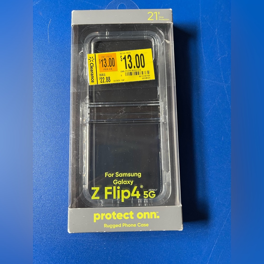 Black Rugged Phone Case for Samsung Galaxy Z Flip4 5G NEW